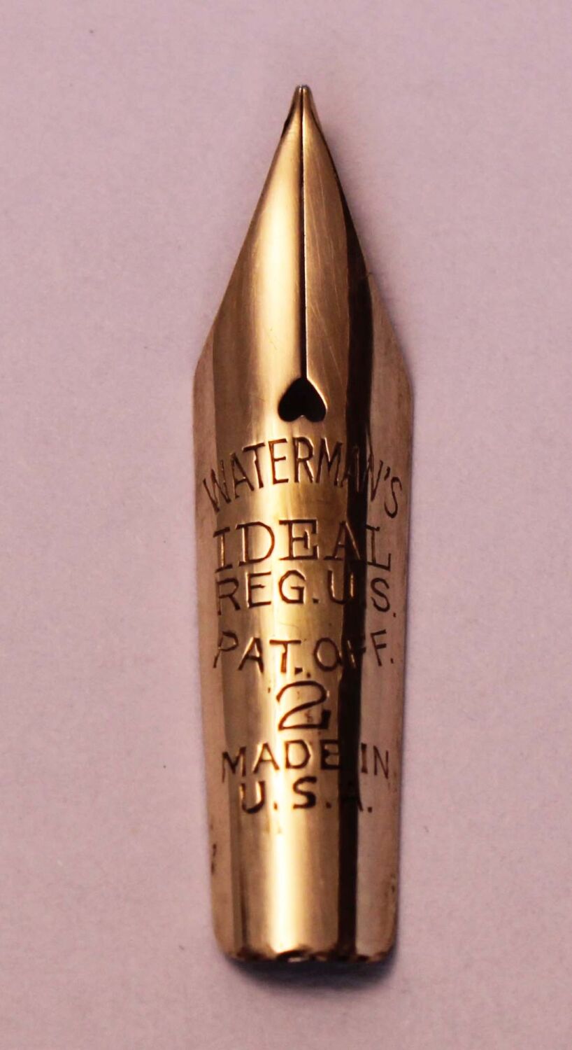 N1254 - Watermans Ideal #2 Fine Flex Nib
