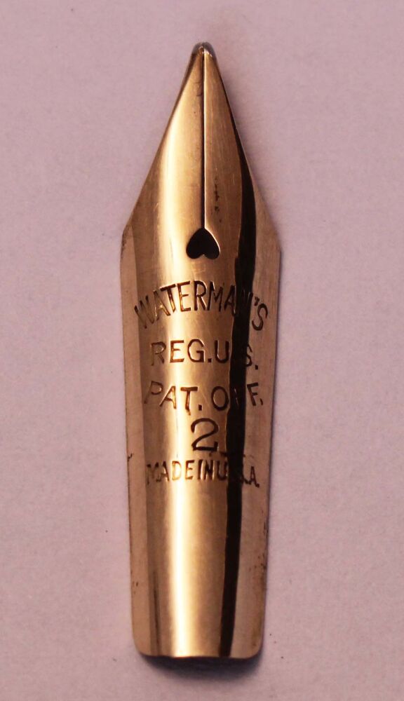 N1255 - Watermans Ideal #2 Medium Semi Flex Nib