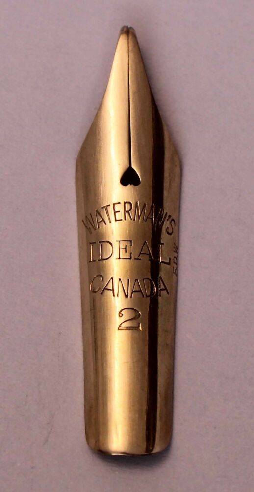 N1259 - Watermans Ideal #2 Medium Semi Flex Nib