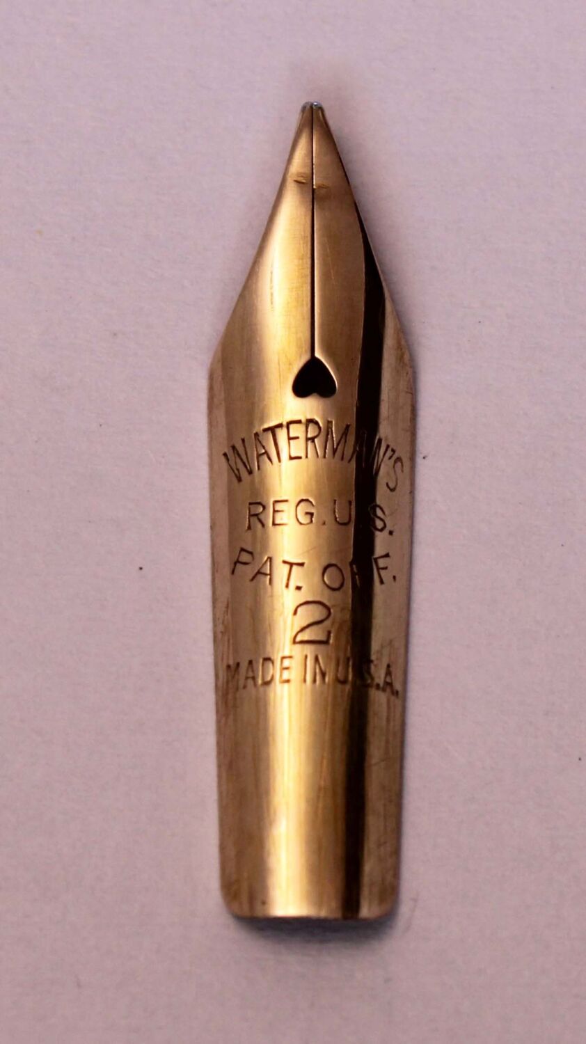 N1262 - Watermans Ideal #2 Medium Flex Nib