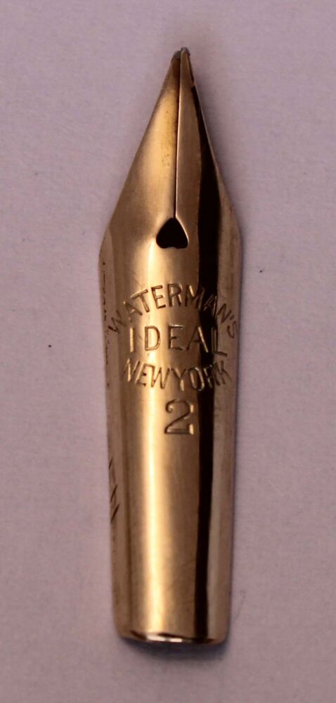 N1257 - Watermans Ideal #2 Medium Flex Nib