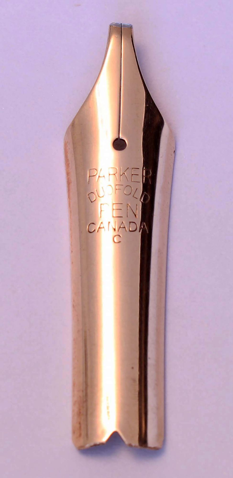 N1287- Parker Duofold Senior Double Broad Stub Nib
