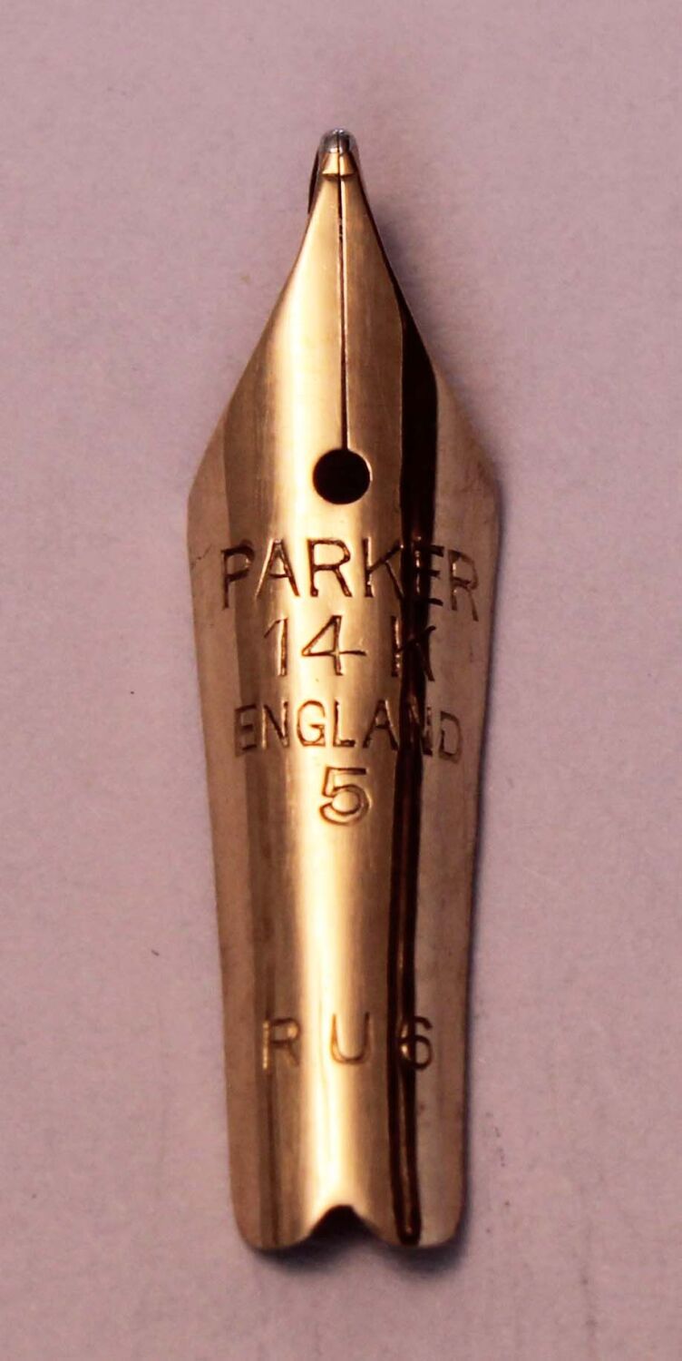N1302- Parker Duofold Slimfold #5 Medium Nib