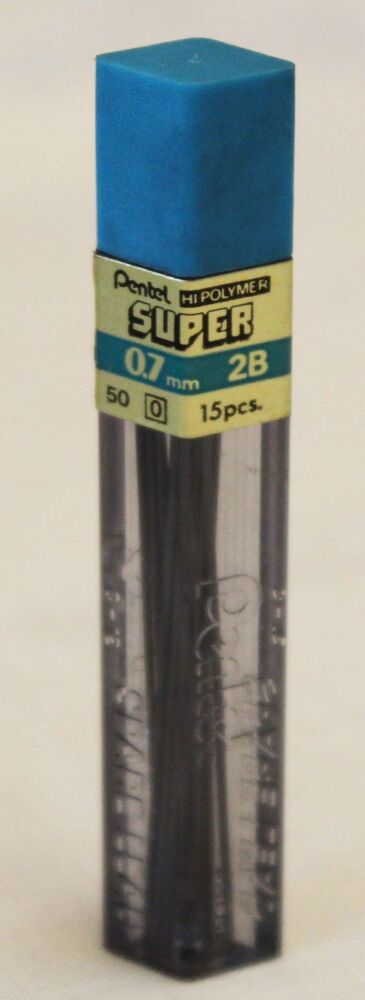 L0013 - 10 Packs of Pentel Leads for Mechanical Pencils  - 0.7mm 2B
