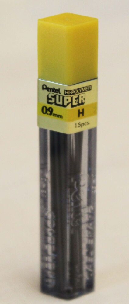 L0015 - 10 Packs of Pentel Leads for Mechanical Pencils  - 0.9mm H