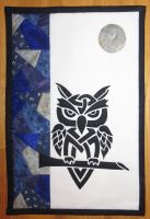 Grumpy Owl Night - patchwork kit.