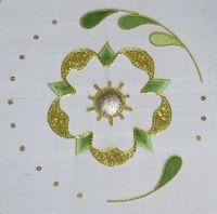 Goldwork Embroidery Kit - Rose