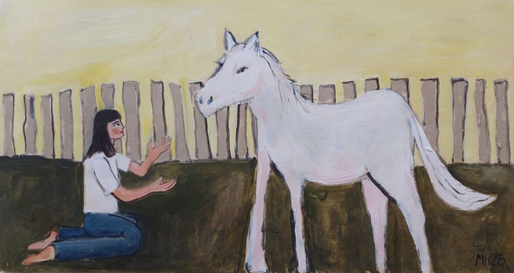The White Horse (who arrived just at the right time)