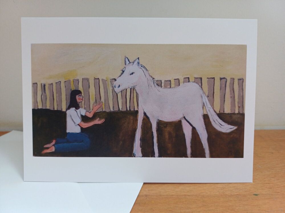 The White Horse (who arrived just at the right time)