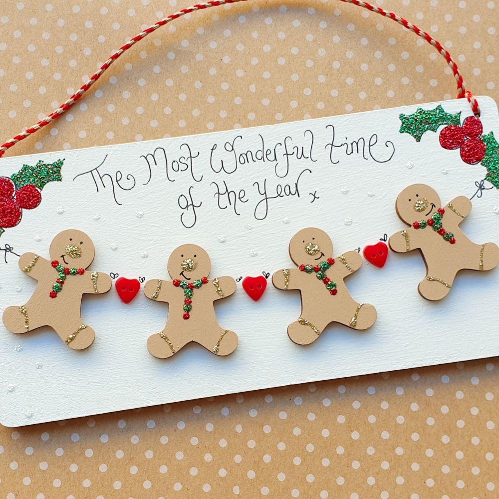 Personalised Gingerbread Family