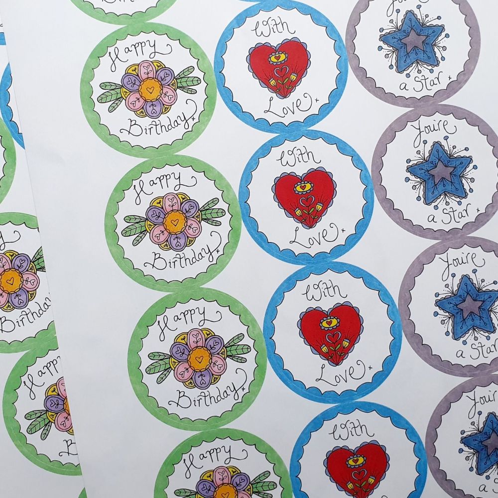 Pretty stickers/Envelope Seals