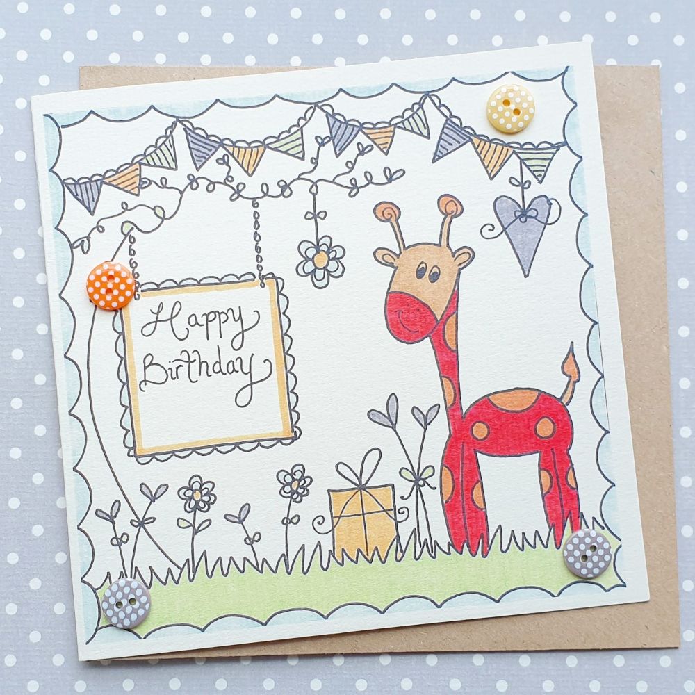 Jolly Giraffe Card