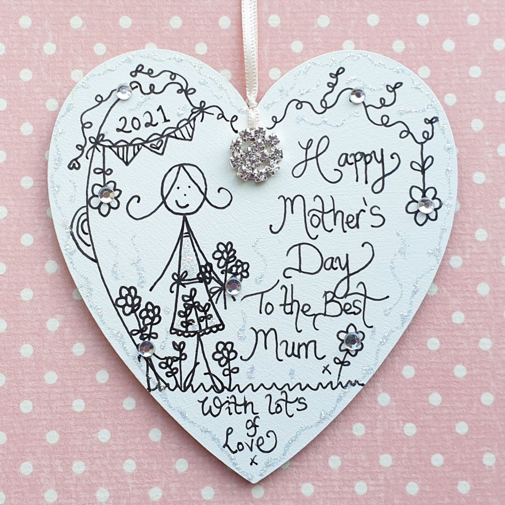 Sparkle Mother's Day Heart