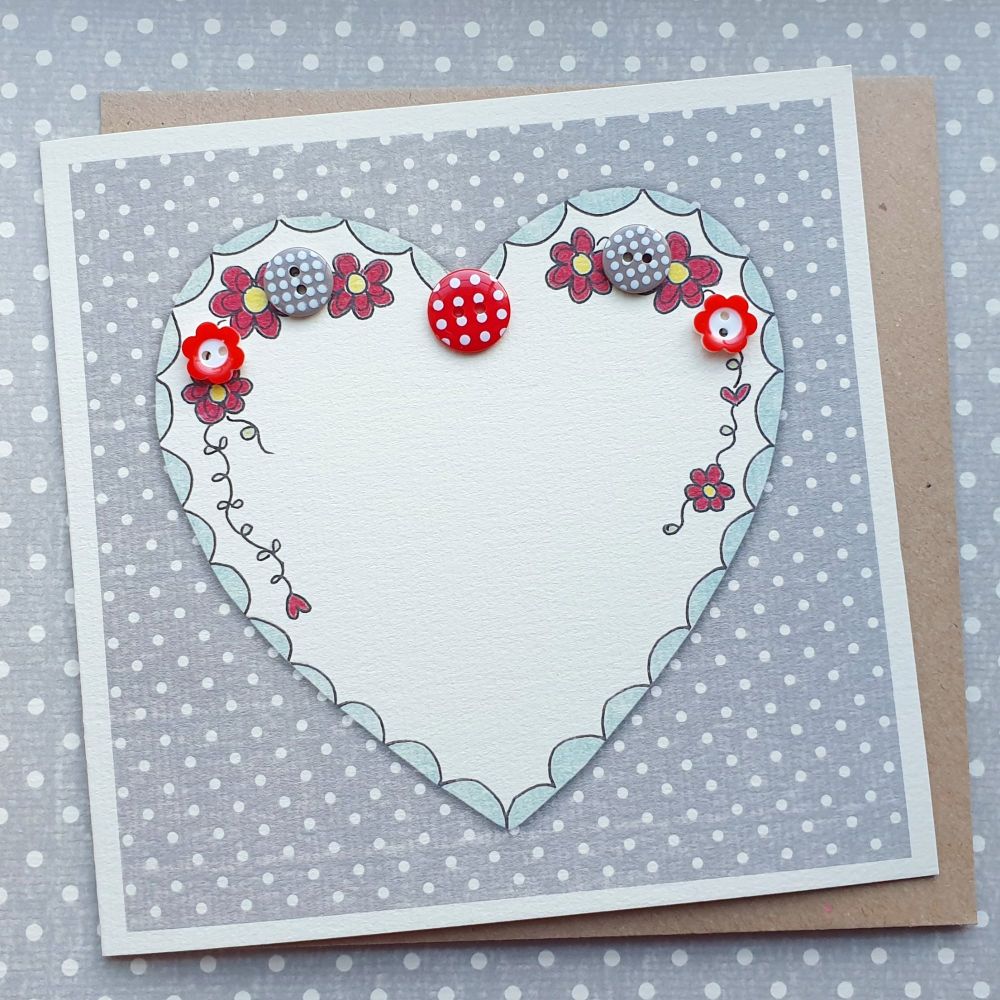 Folky Style Heart