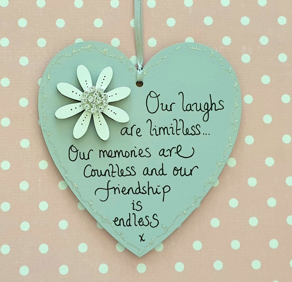 Our laughs are limitless heart
