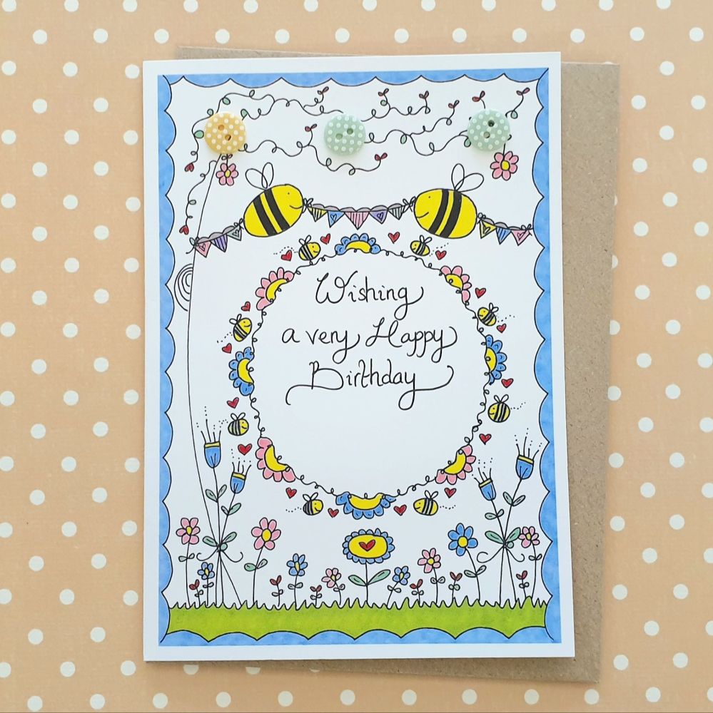 Buzzy Bees and Blooms
