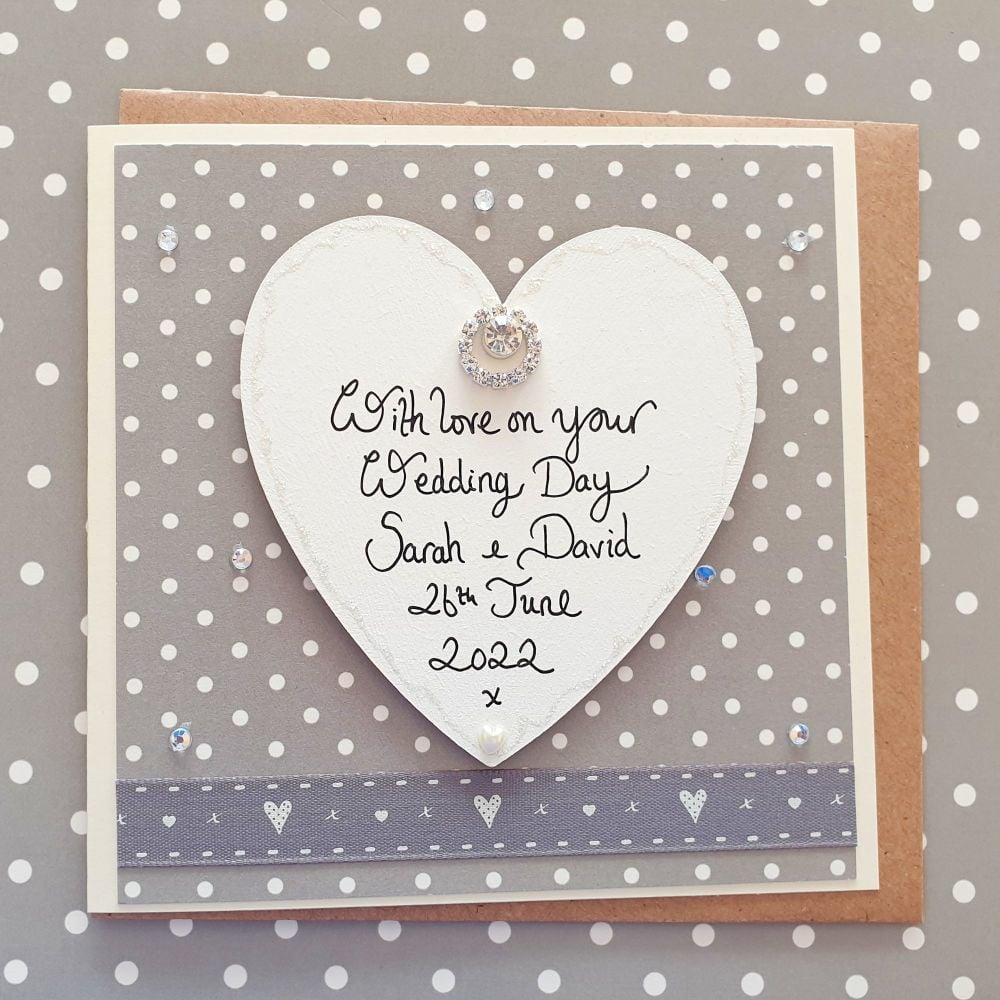 From the Heart Wedding Card