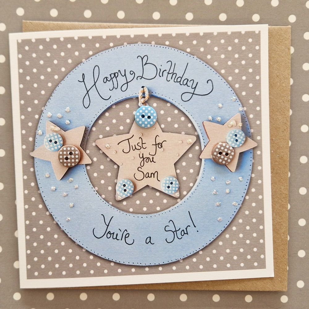Your'e a Star Birthday Wreath Card