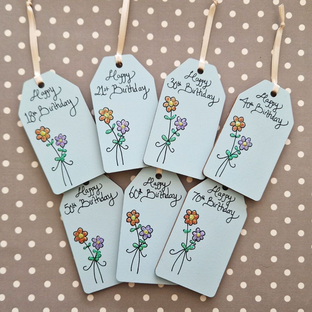 Pretty Sparkly Gift Tag