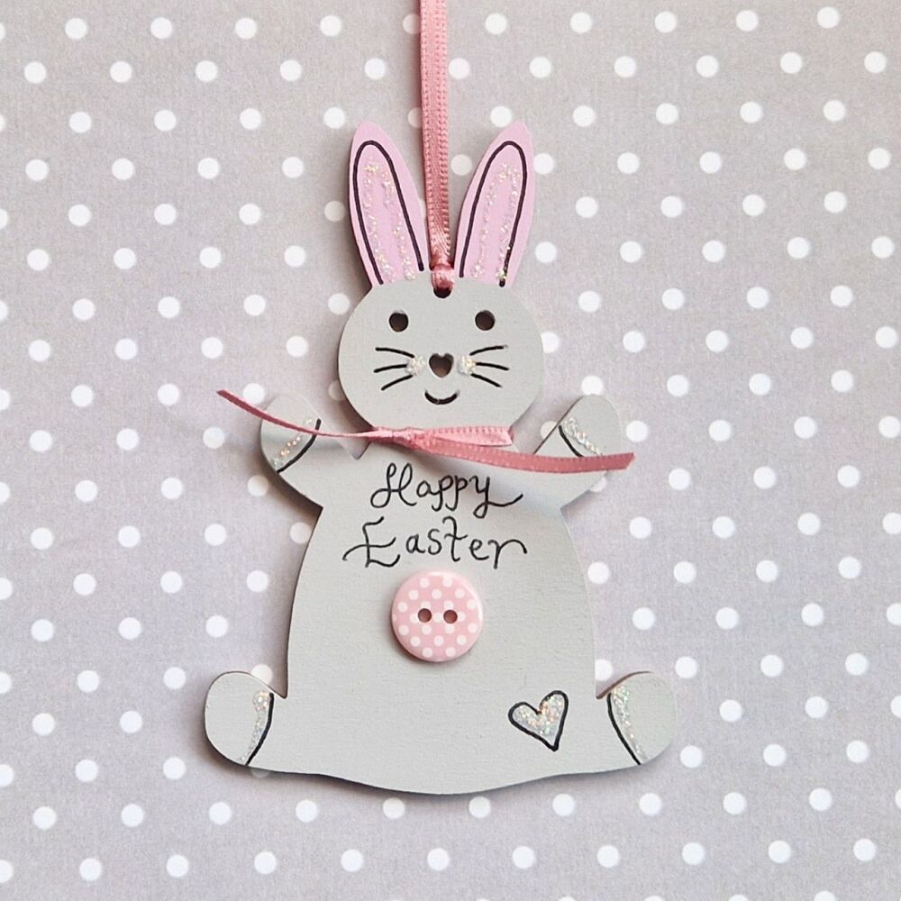 Cute Pink Easter Bunny