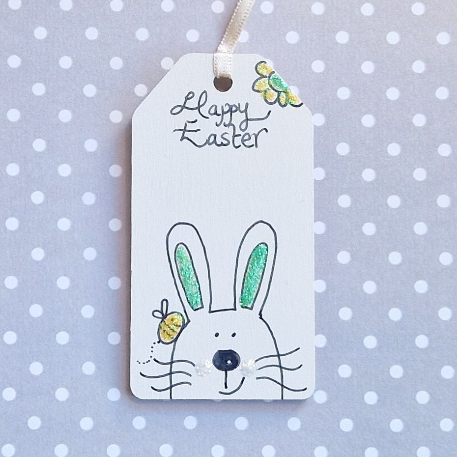 Bunny and Bee Tag
