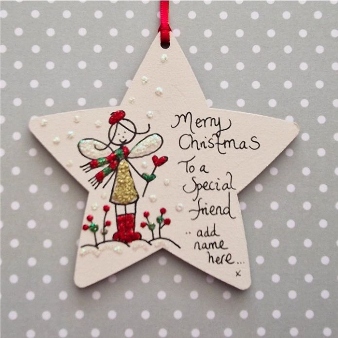 Special Friend Fairy Christmas Star