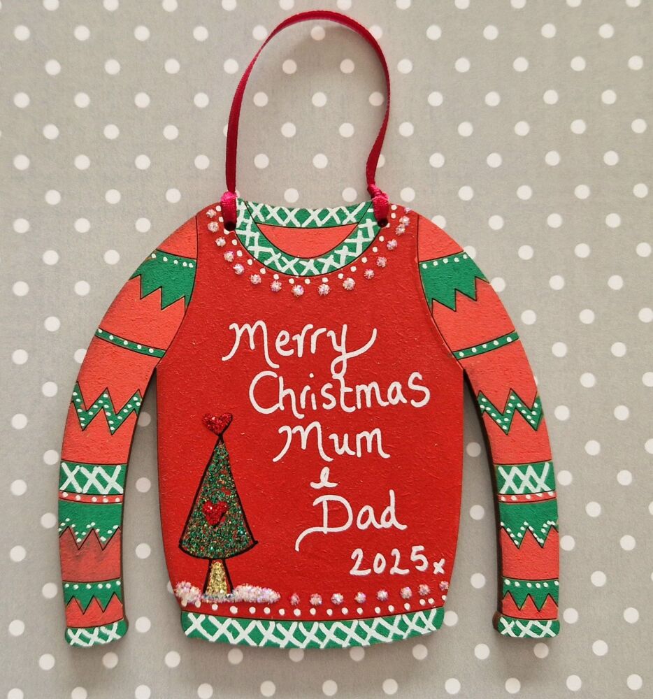 New for 2025... Sparkly Tree Christmas Jumper