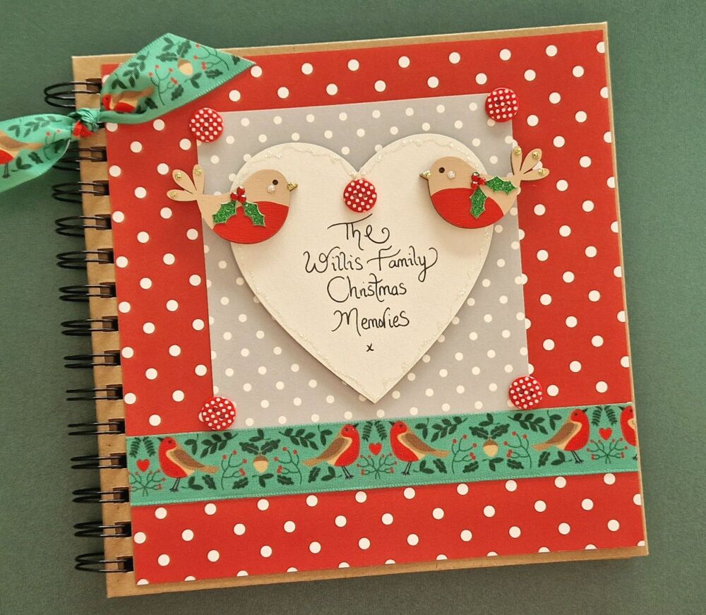 Family Christmas Memories Scrapbook
