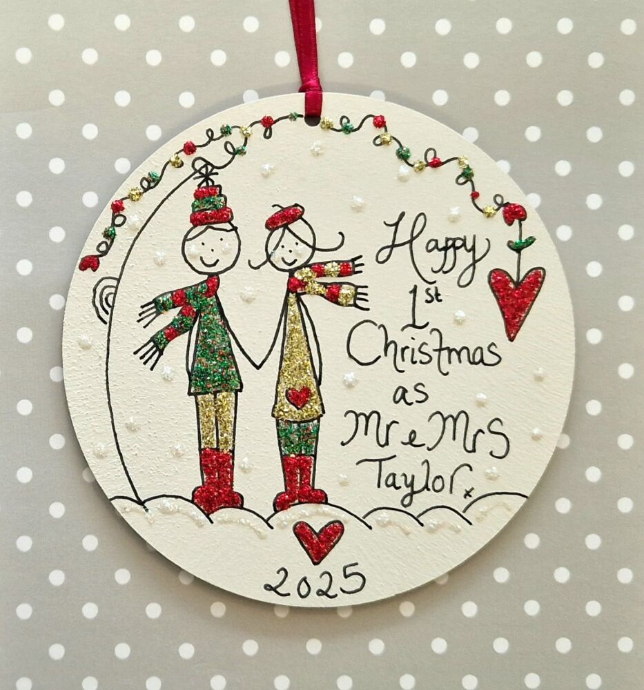 First Christmas as Mr & Mrs