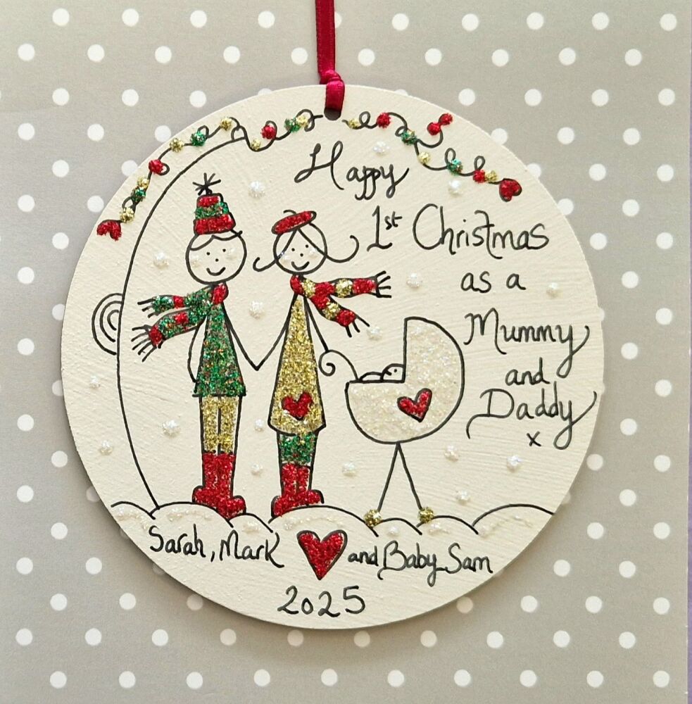 First Christmas as a Mummy and Daddy