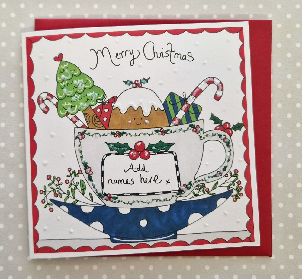 New for 2025.... Festive Teacup