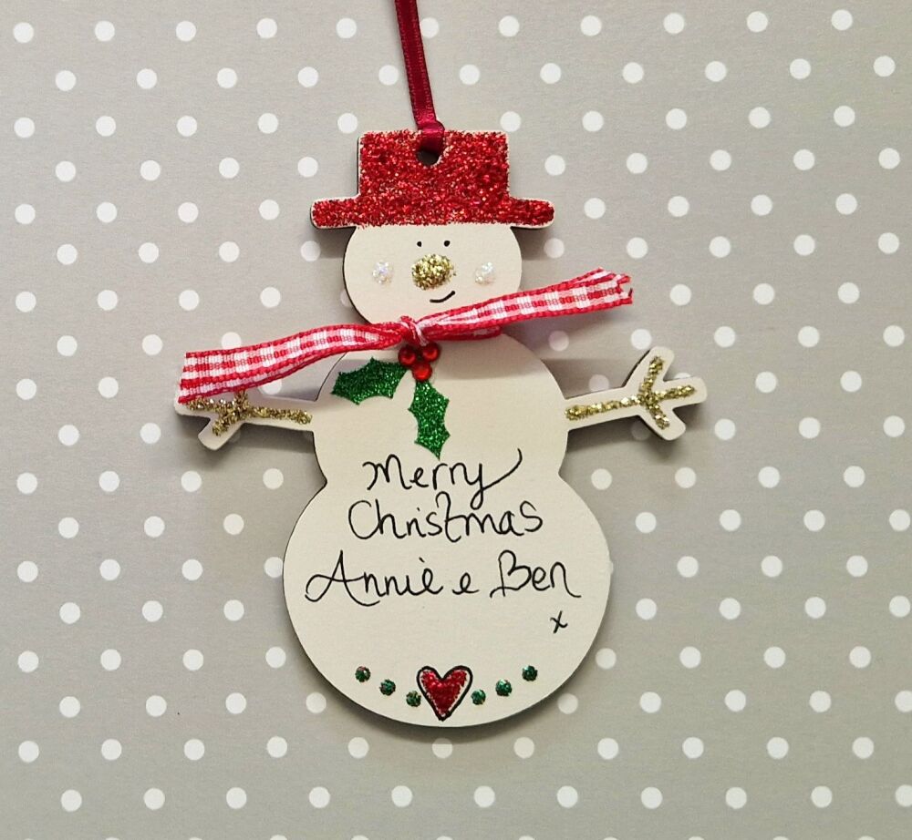Sparkly Snowman