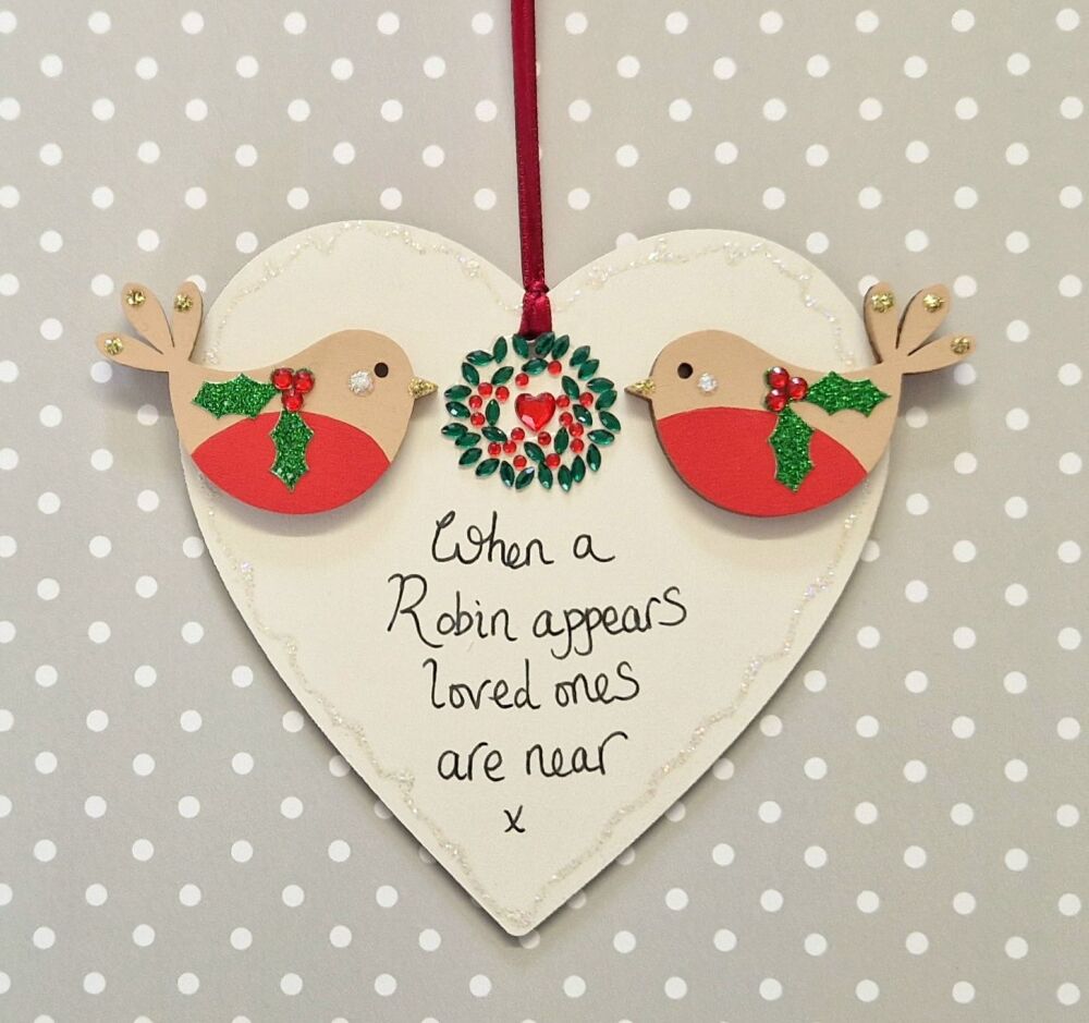 When a Robin Appears Heart for the Tree
