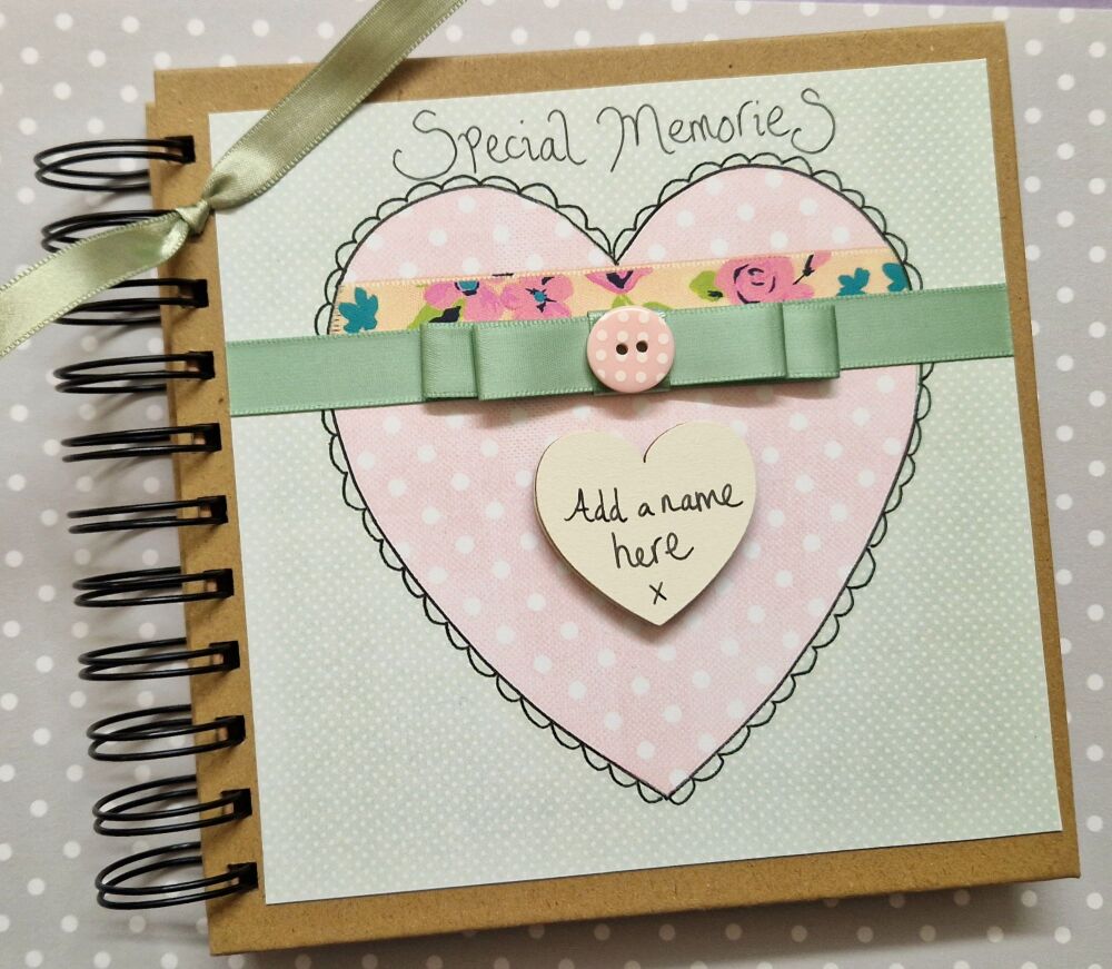 New size Keepsake Scrapbook Green