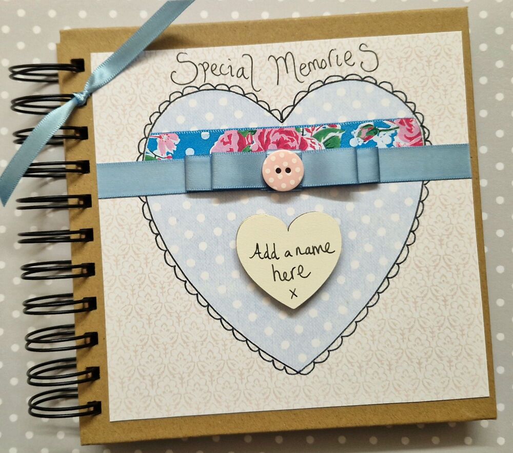 New size Keepsake Scrapbook Blue