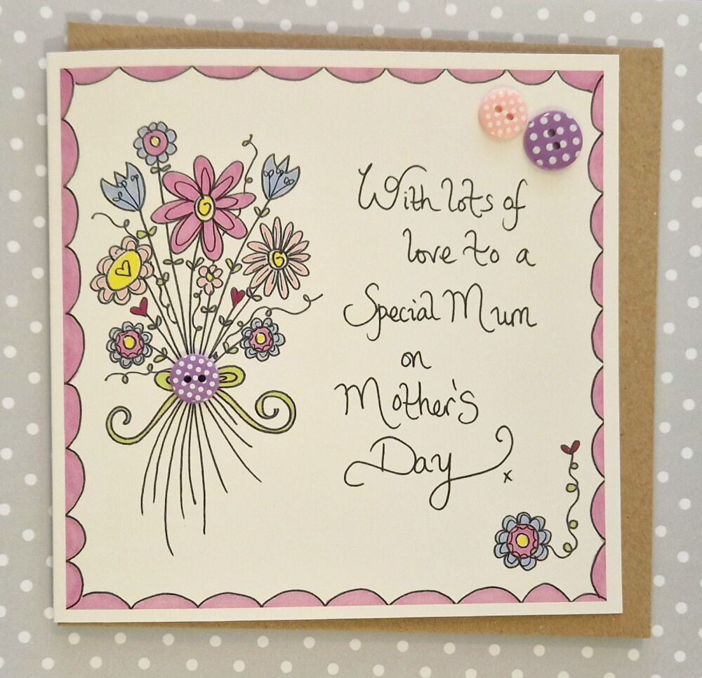 A Purple Bouquet for Mum