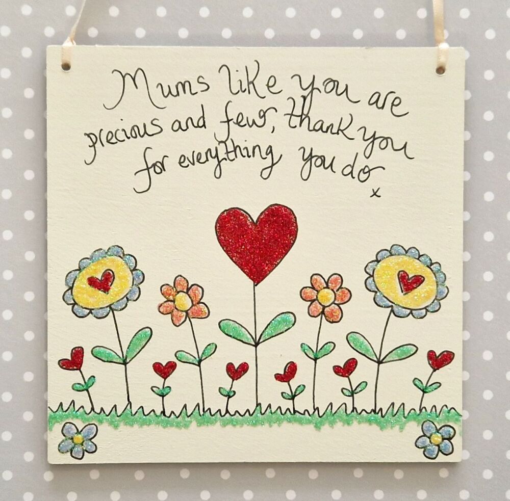 Sparkly Blooms for Mum