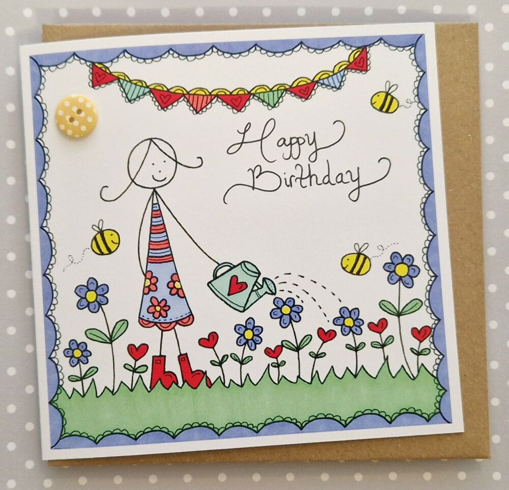 Classy Lady with her Welly Boots