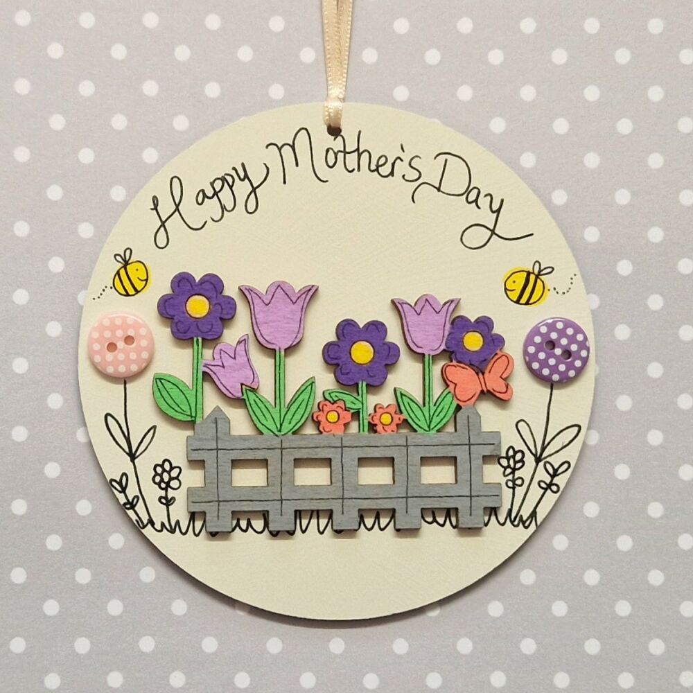 Picket Fence Blooms and Buzzy Bees