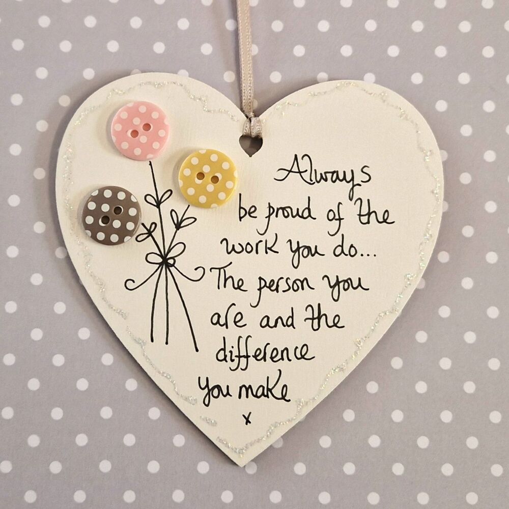 NEW...Be Proud of the Person You Are