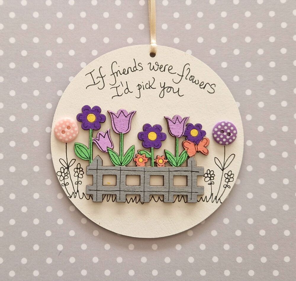 NEW...Picket Fence Blooms (Purple)