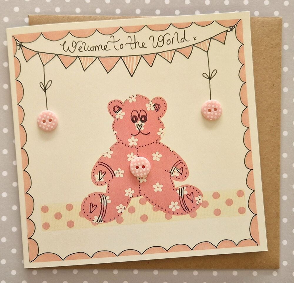 New....Cheeky Bear(pink)