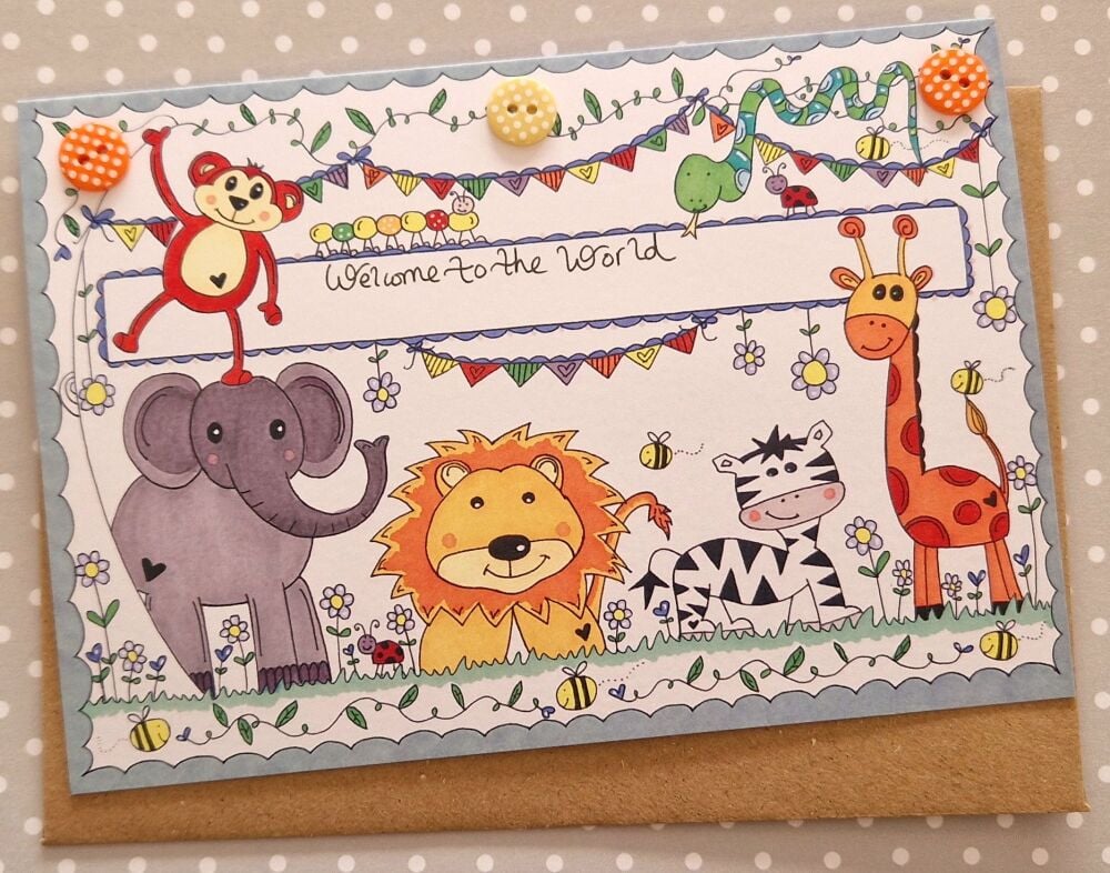 New..... Jungle Friends Welcome to the World
