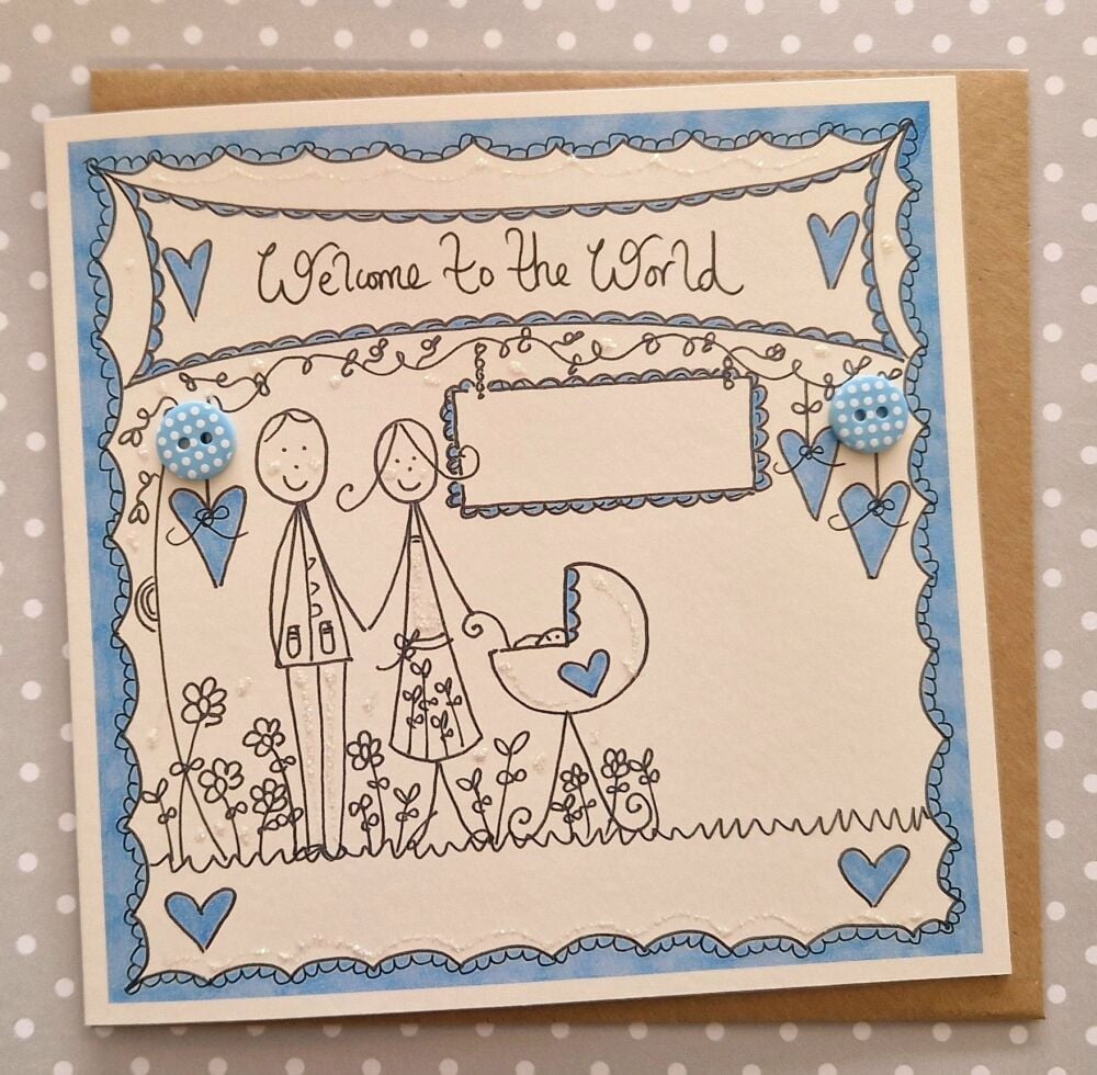 New.....Welcome to the World Little One (blue)