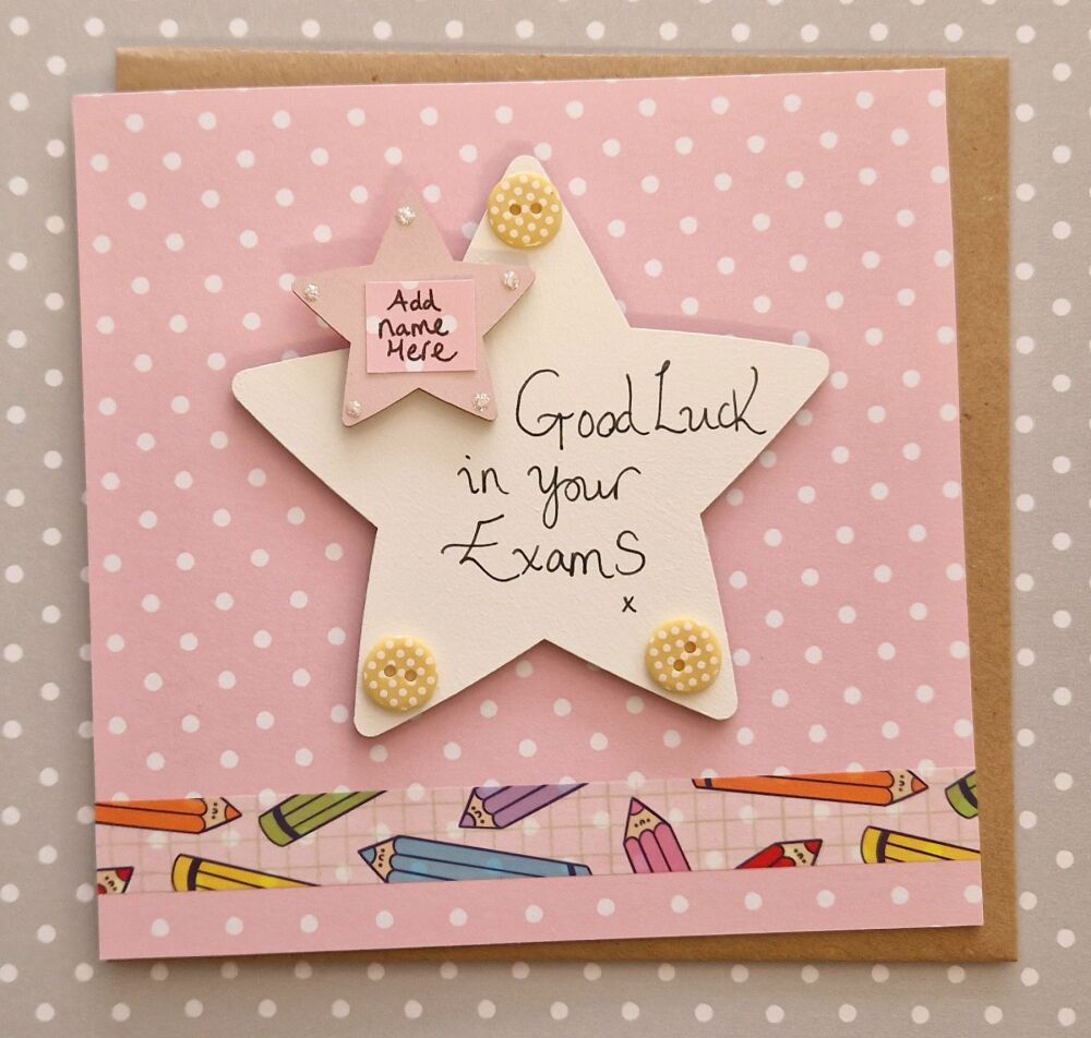 New...Good Luck Star (Pink)