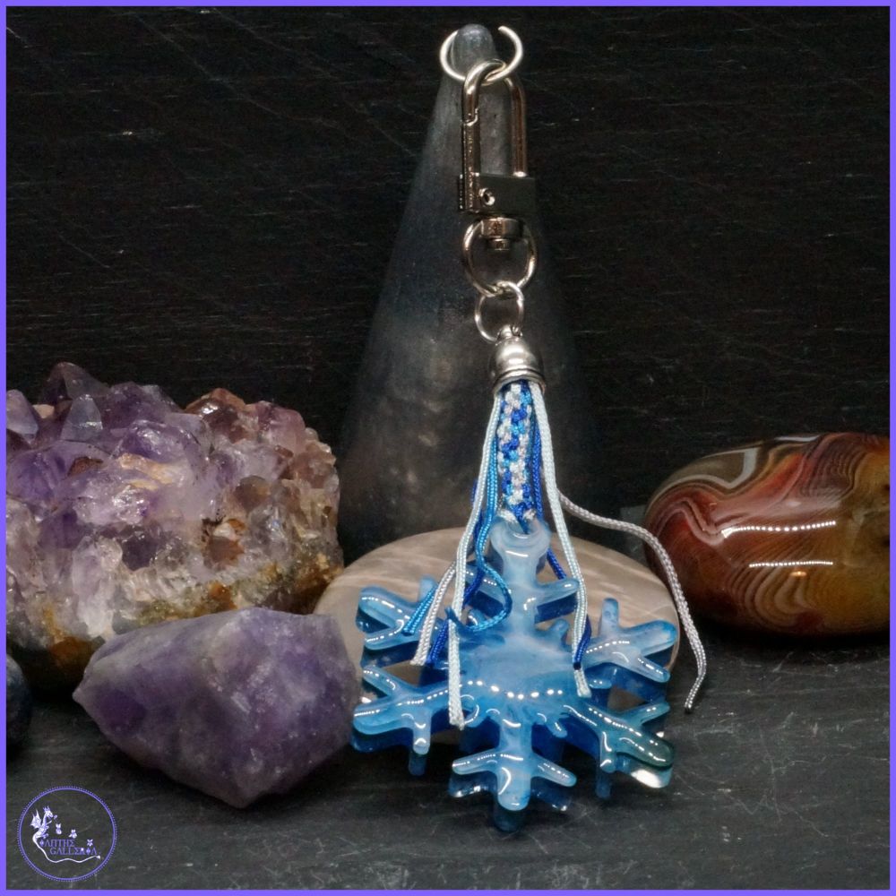 Chilly Blue Keyring or Bag Charm