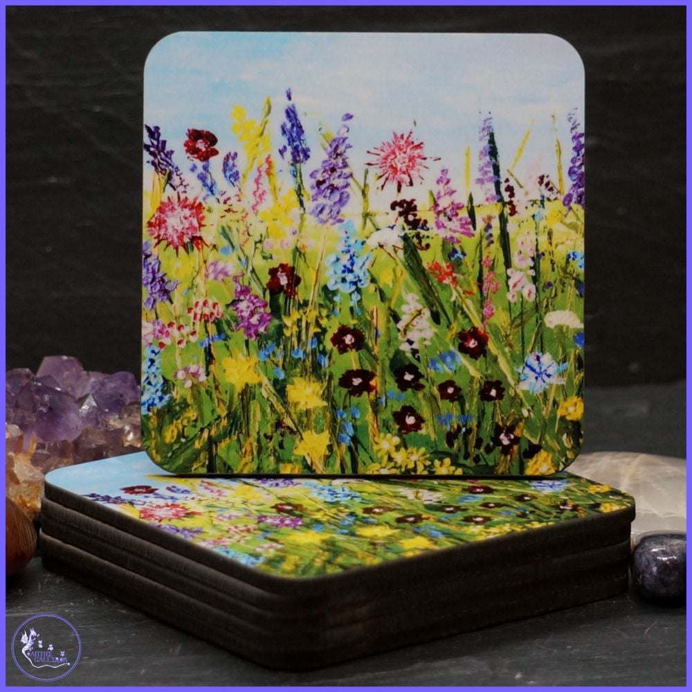The Old Woman's Flowers Coaster.