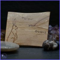 Follow your dreams Wooden Pocket Token.