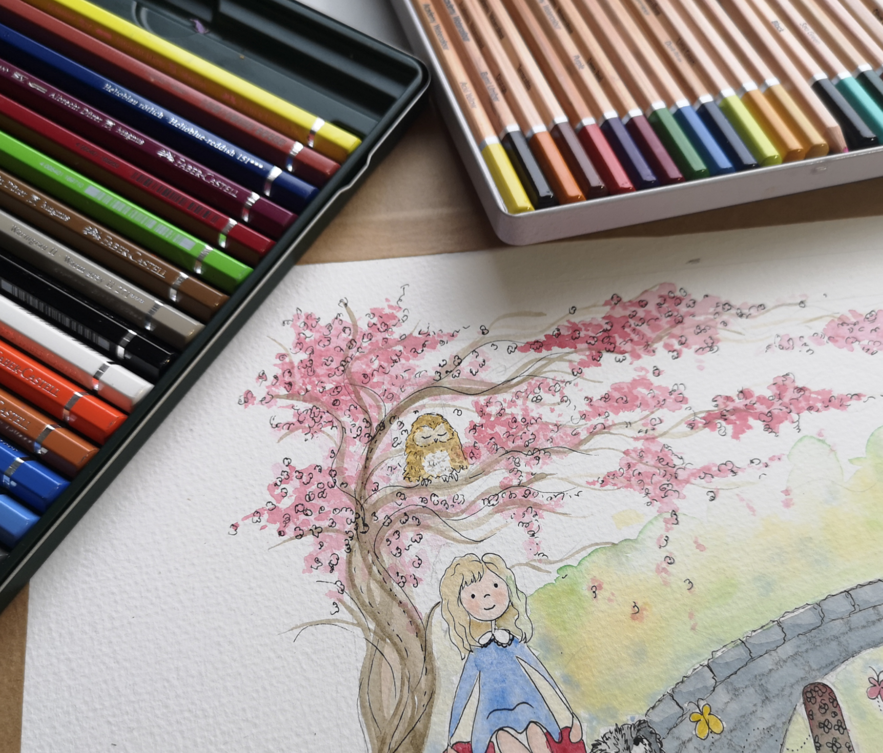 Blossom Tree Illustrated Name