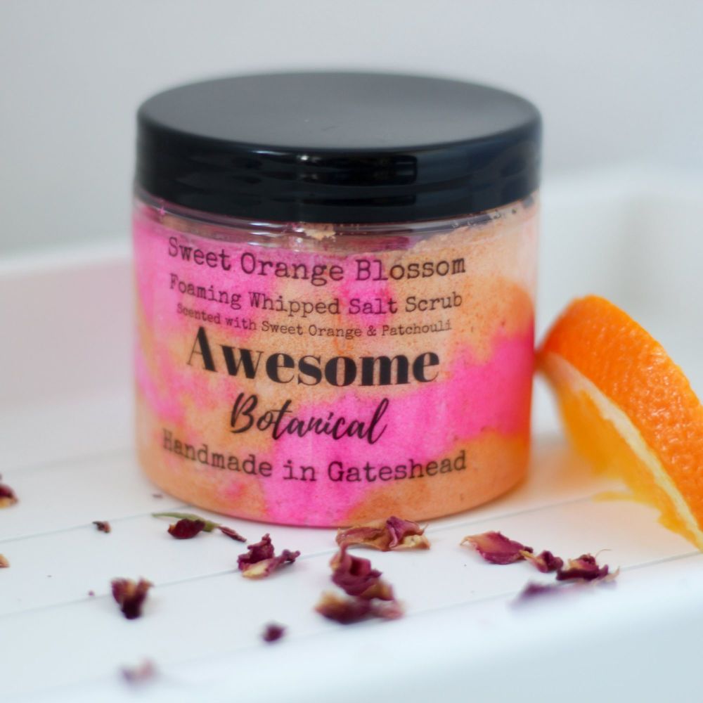 Sweet Orange Blossom Whipped Salt Scrub